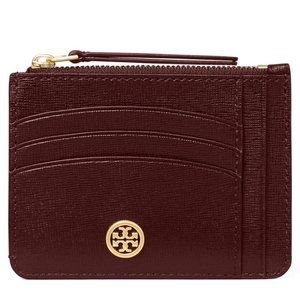 Tory Burch Robinson Zippered Credit Card Case